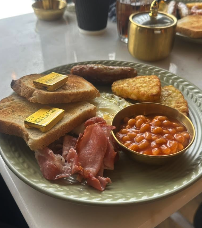 Serenity breakfast plate