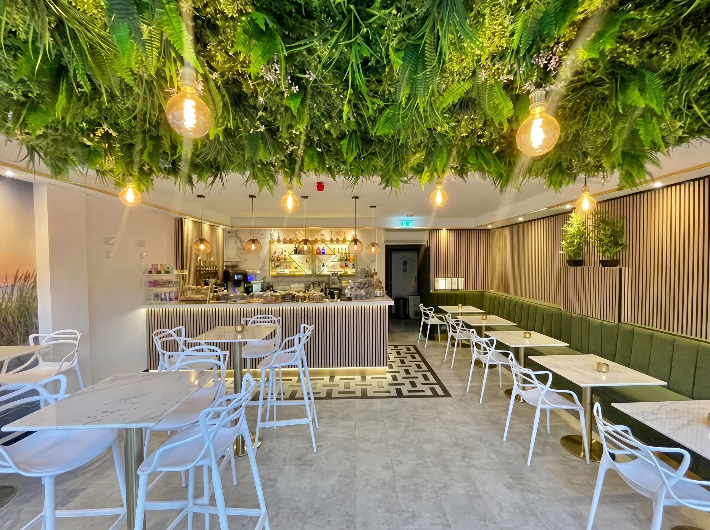 Serenity cafe interior
